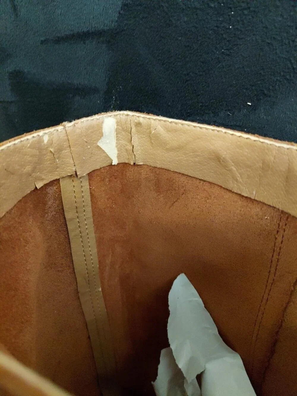 LUCKY BRAND Azoola Whiskey Tall Knee High Leather Boots Shoes Size US 6.5
